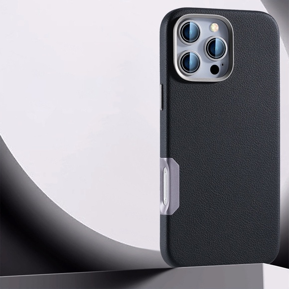 iPhone 16 Pro Leather Case - Picture 1 of 2